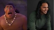 Hualalai Chung as Moni in Moana 2 ( via Disney and @mr.hualailai/Instagram)